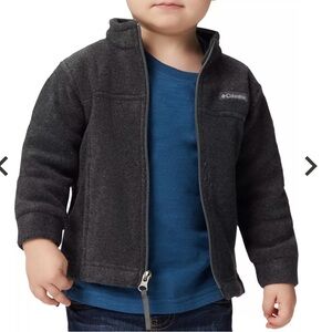 •NWT•Columbia Toddler Boys Steens Mt II Fleece | Charcoal Heather | 3T